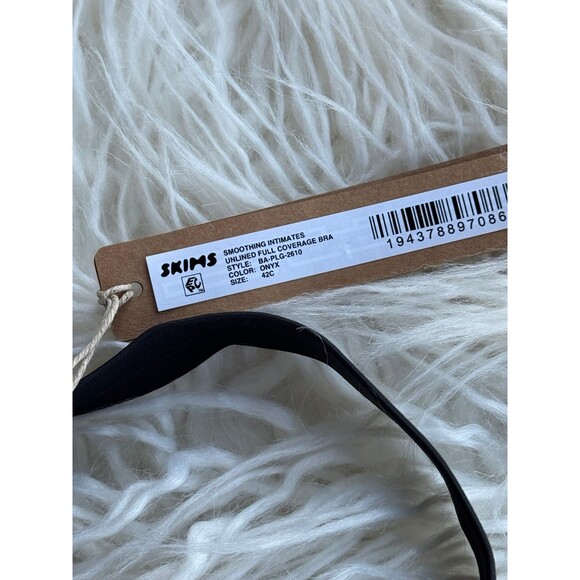 Skims Smoothing Intimates Unlined Full Coverage Bra Onyx Size 42C - Picture 8 of 8